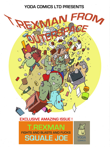 T.Rexman from outerspace par Thierry Vivien